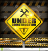 Under Construction Sign Clipart Image