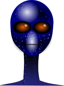 Alien Face Clip Art