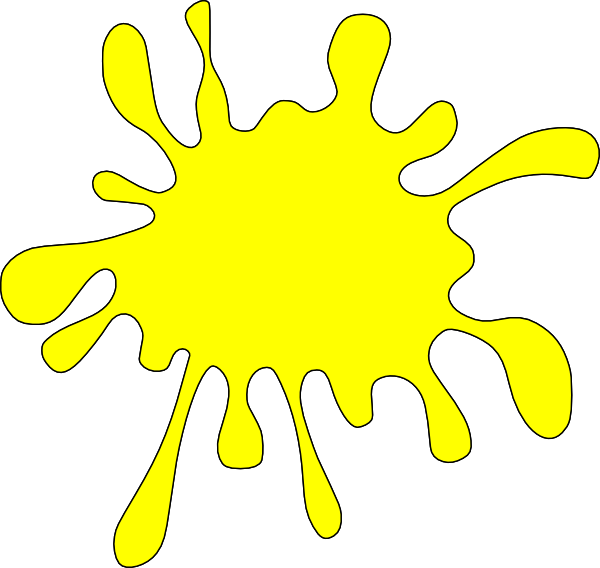 clipart yellow paint - photo #1