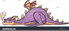 Lazy Dragon Clipart Image