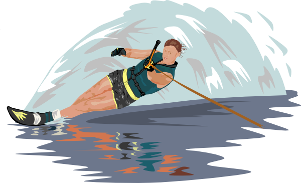 clipart water skiing - photo #1