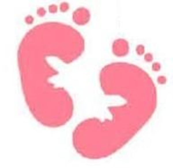 clip art pink baby feet - photo #8