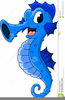 Animated Seahorse Clipart Image