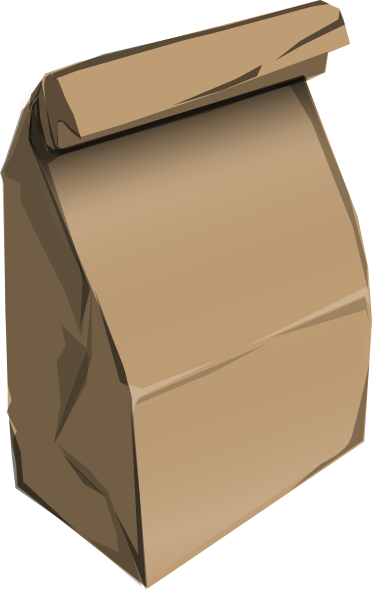 brown bag clip art free - photo #1