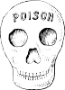 Poison Skull Clip Art