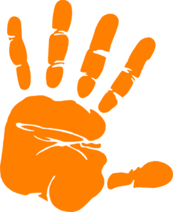 Hand Print Clip Art
