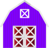 Purple Barn Clip Art