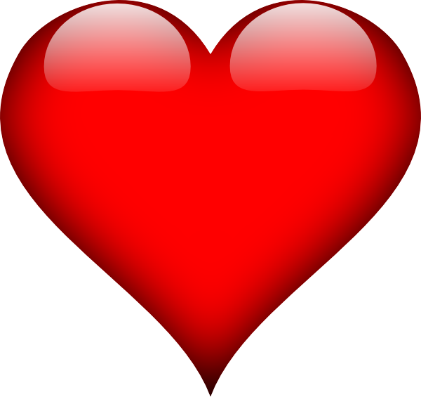 free clipart red hearts - photo #40