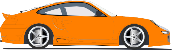 clipart orange car - photo #43