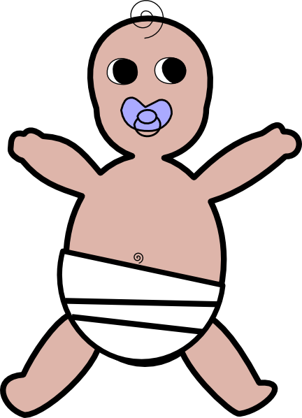 baby dummy clip art - photo #19