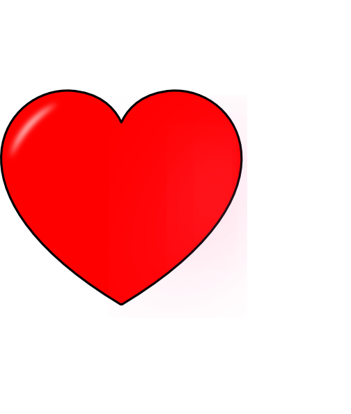 Red Heart Clip Art at Clker.com - vector clip art online ...