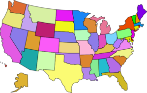 United States Map Clip Art