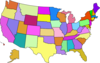 United States Map Clip Art