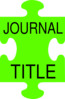 Journal Title Clip Art