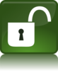 Green Padlock Clip Art