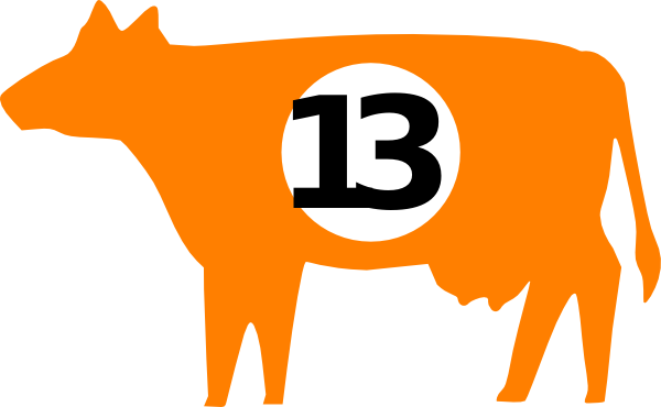 yellow cow clipart - photo #39