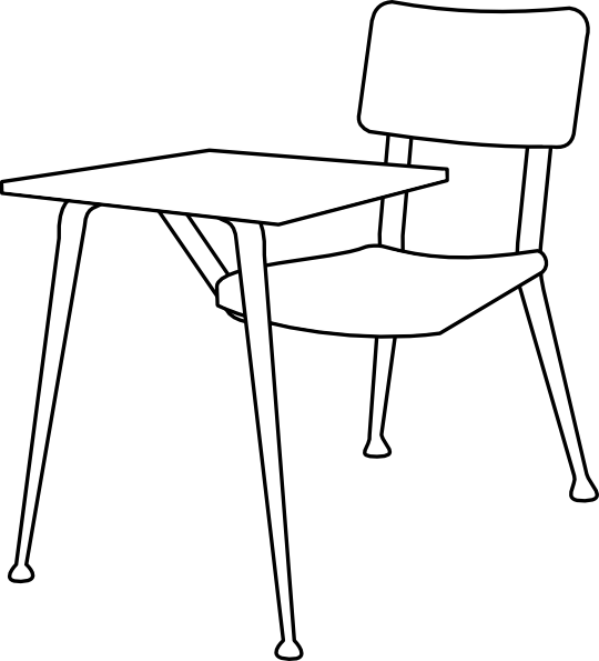 school chair clipart - photo #35