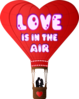 Love Is In The Air Hot Air Balloon Clip Art