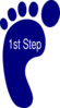 First Step Clip Art