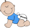 Baby Noah Clip Art