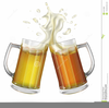 Beer Mugs Clipart Image