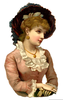Victorian Paper Doll Clipart Image