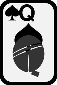 Queen Of Spades Clip Art