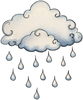 Raincloud Clipart Image