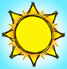 Cartoon Sun Clipart Image