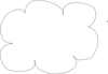 White Cloud Clip Art