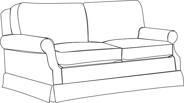 coloring pages couch - photo #34