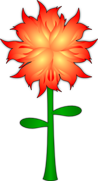 Fire Flower Clip Art at Clker.com - vector clip art online, royalty