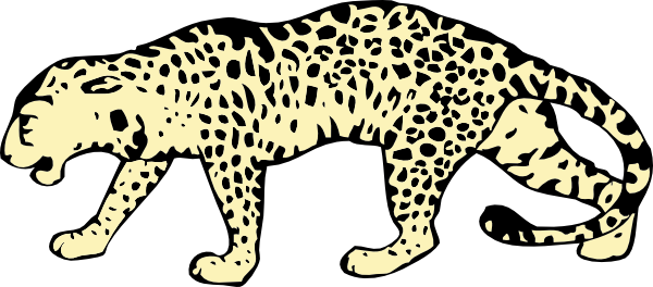 snow leopard clipart - photo #17