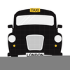 Free London Taxi Clipart Image
