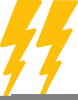 Free Clipart Of Lightning Bolts Image