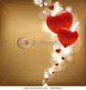 Stock Vector Hearts And Valentin S Day Card With Vector Illustration Image