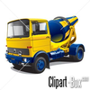 Clipart Concrete Truck Image