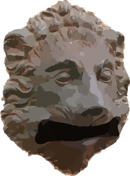 clip art lion head. Lion Head Mail Slot clip art
