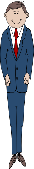 man in suit clipart - photo #29