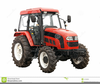 Red Tractor Clipart Image