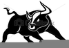 Free Clipart Angry Bull Image