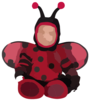 Baby And Toddler Itty Bitty Lady Bug Costume Large Clip Art