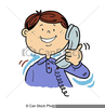 Telephone Conversation Clipart Image