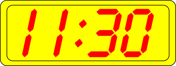 Digital Clock 11:30