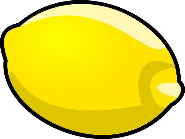clipart of a lemon - photo #5