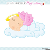 Free Baby Christening Clipart Image