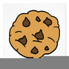 Free Clipart Chocolate Chip Cookie Image