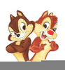 Chip And Dale Christmas Clipart Image