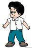 Boy Student Clipart Image