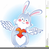 Valentine Bunny Clipart Image